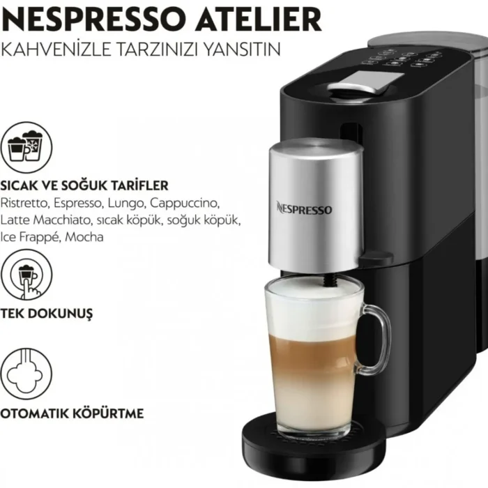Nespresso S85 Atelier Süt Çözümlü Kahve Makinesi - Görsel 7