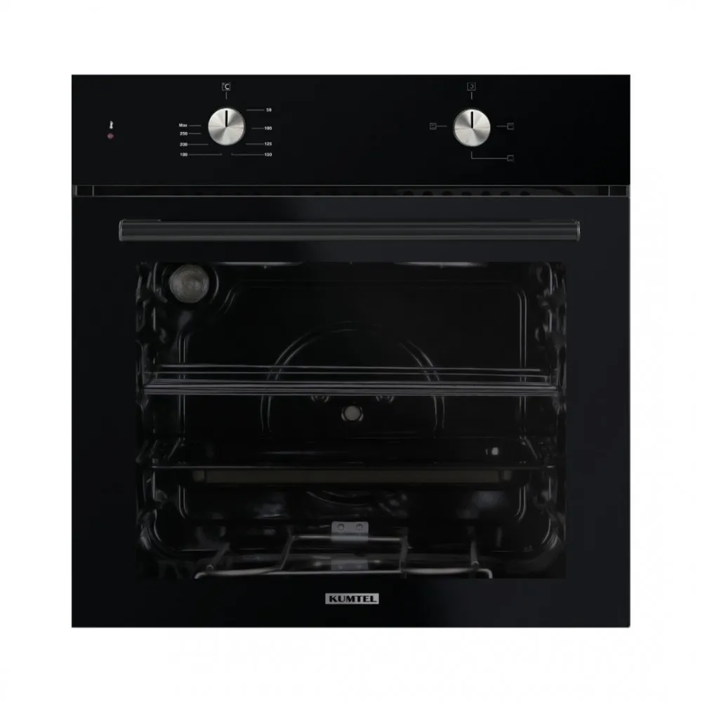 Kumtel Home Siyah Cam Ankastre Set (DA6-830 Davlumbaz + KO-40 TAHDF Ocak+ B66-S2 Fırın) - Görsel 5