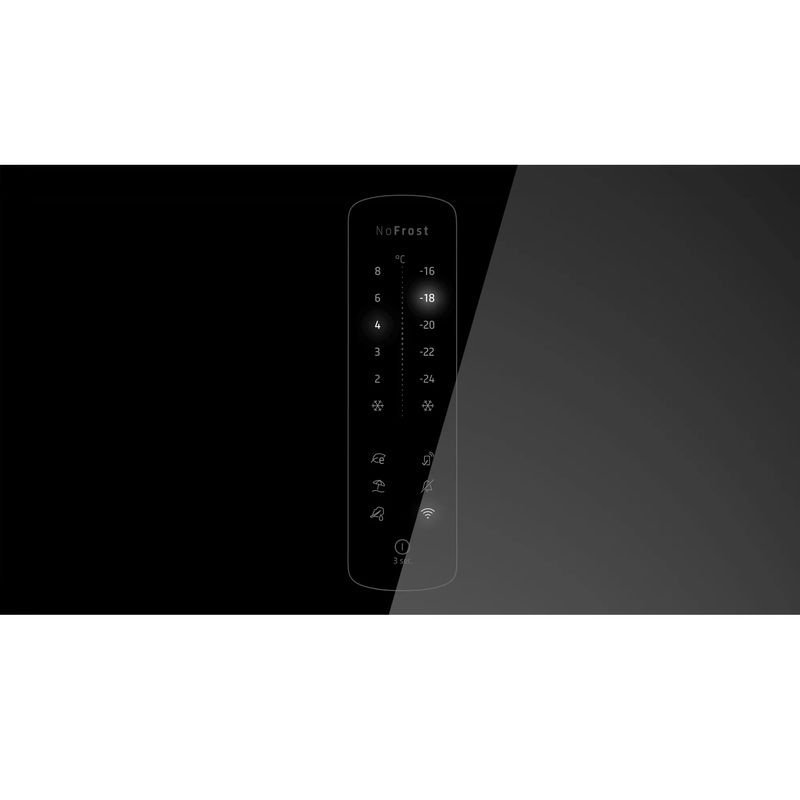 Profilo BD3056BELN Kombi No Frost Siyah Cam Buzdolabı - Görsel 3